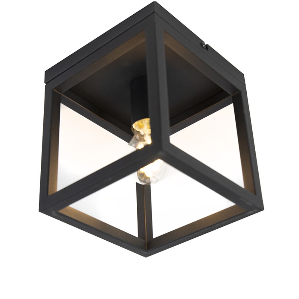 Plafonnier en acier noir — vue 4