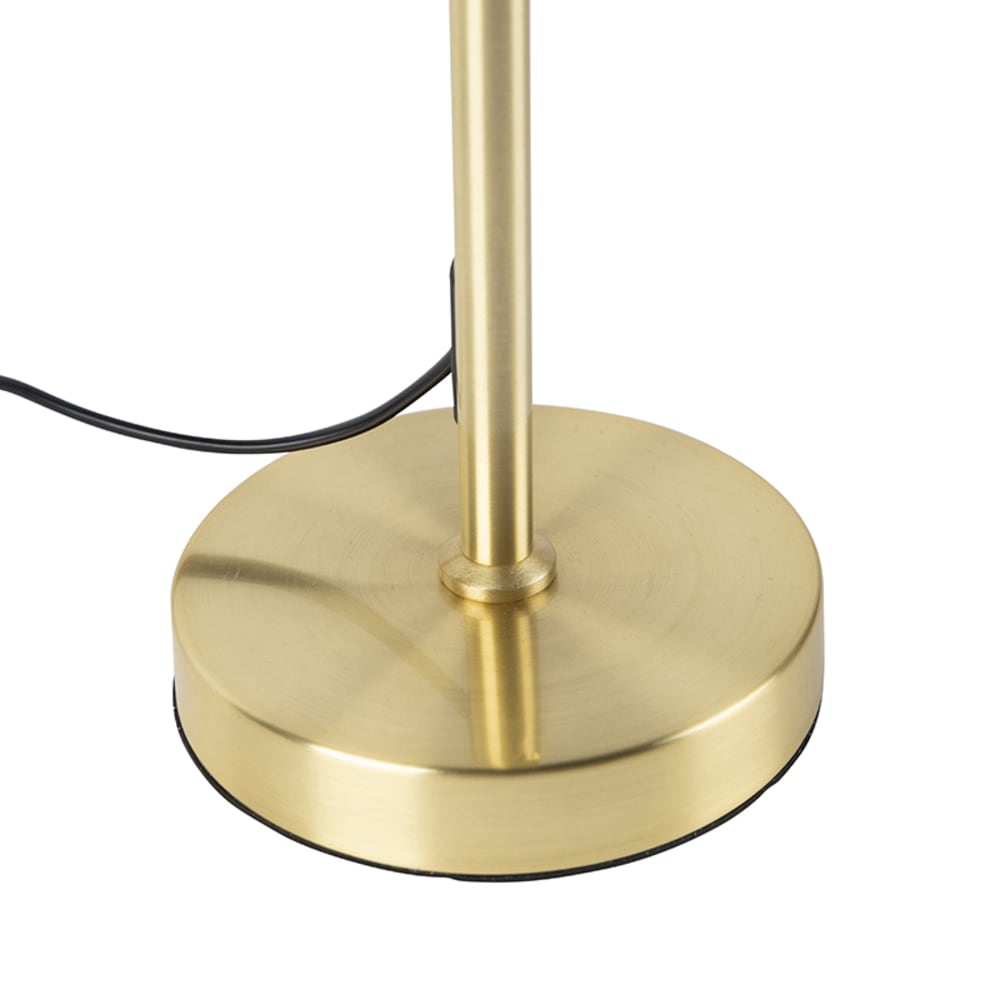 Lampe de table en acier doré/laiton — vue 4
