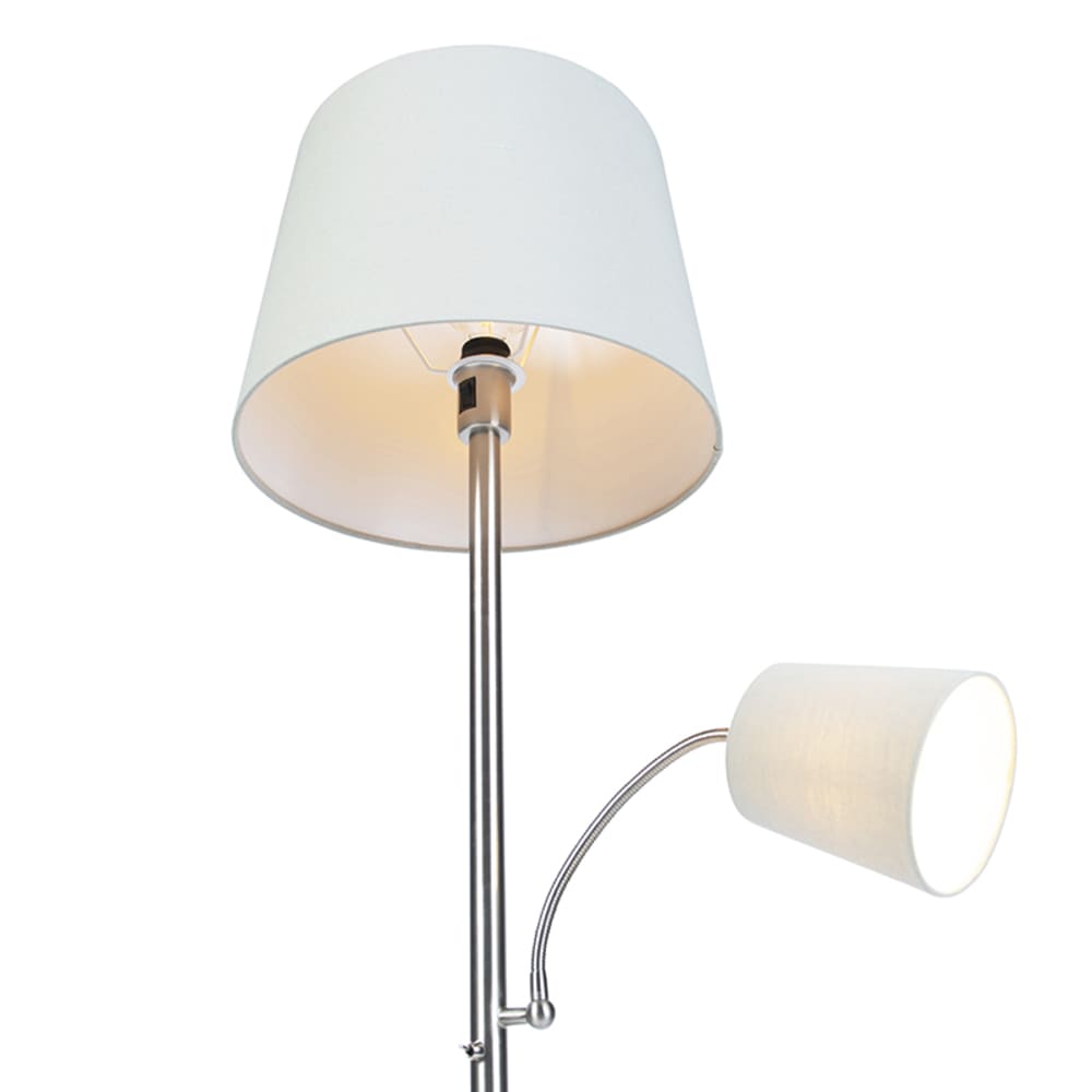 Lampadaire en acier gris — vue 4
