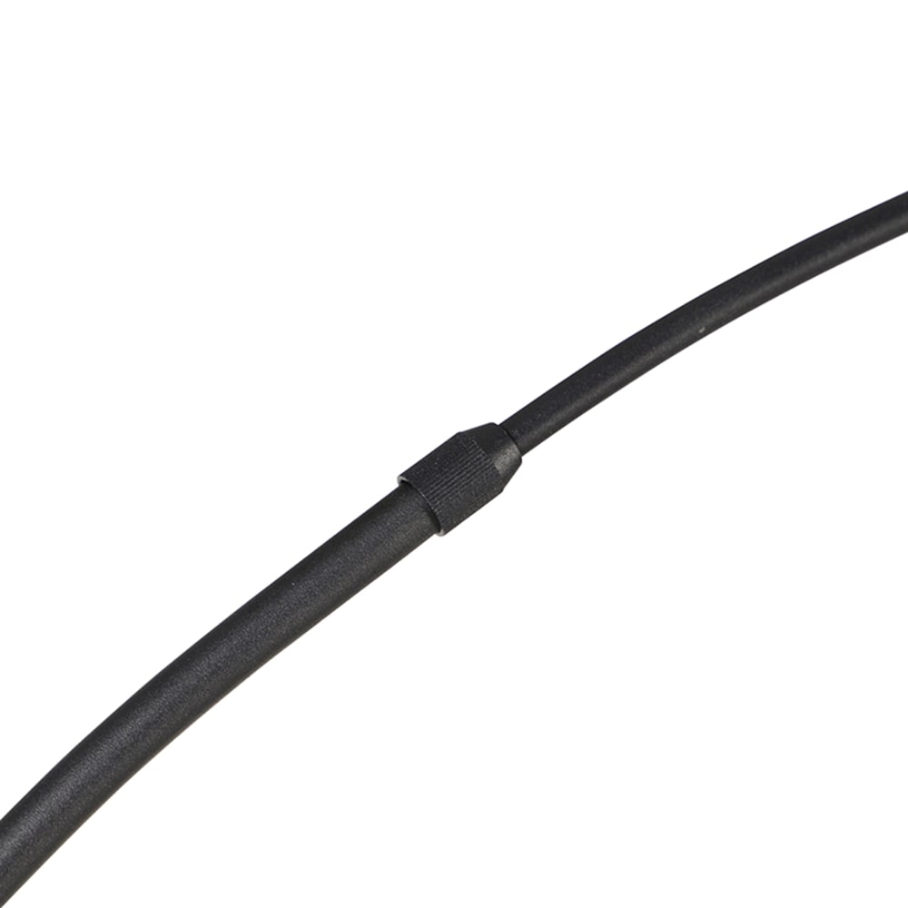Lampadaire à arc en acier noir — vue 4