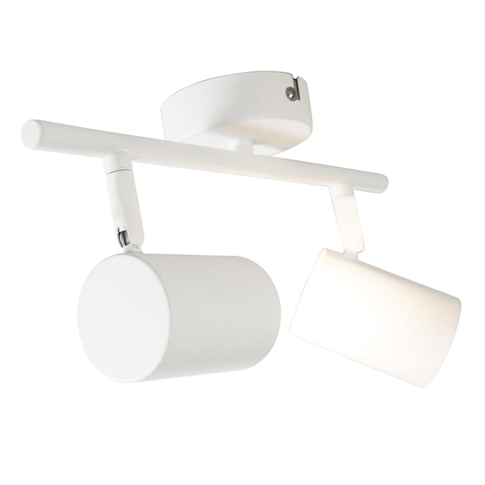 Spot plafond en acier blanc — vue 3