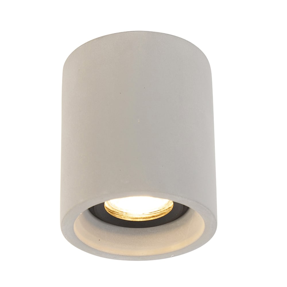 QAZQA Aufbaustrahler aus Stein/beton, grau style modern - -