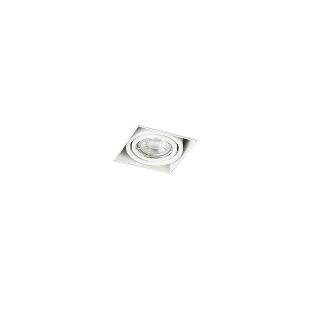 Spot à encastrer en acier blanc — vue 4