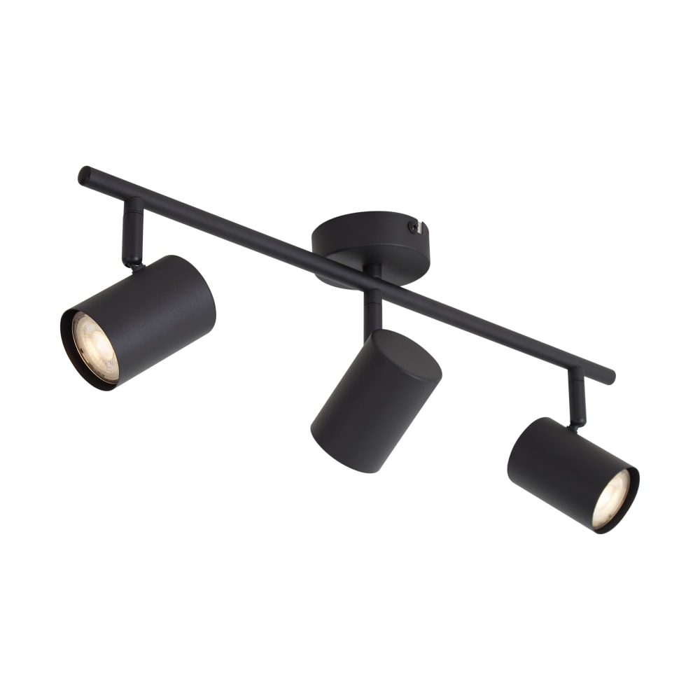 QAZQA Strahler aus Stahl, schwarz style modern - Metall