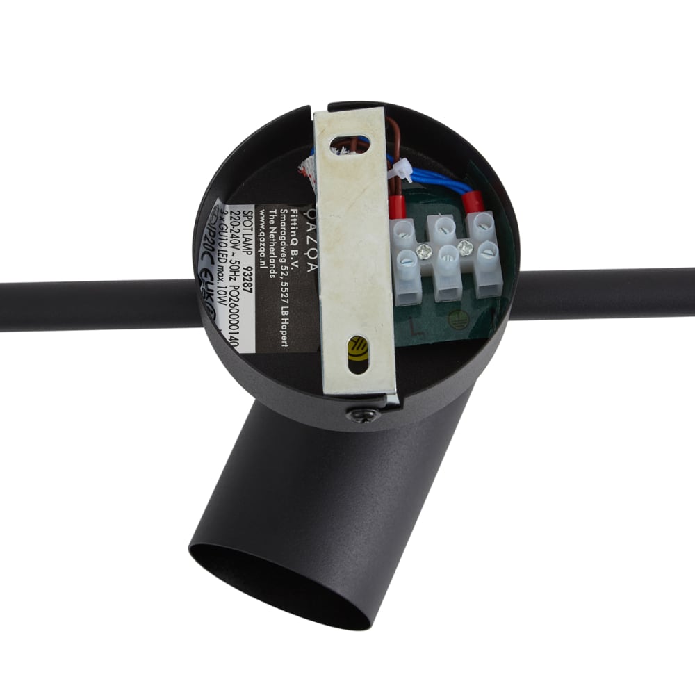 Spot plafond en acier noir — vue 4
