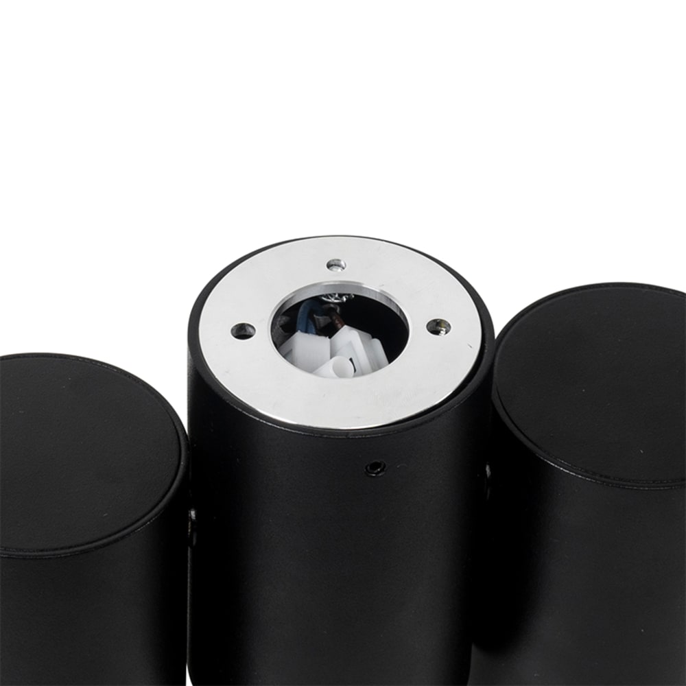 Spot plafond en acier noir — vue 4