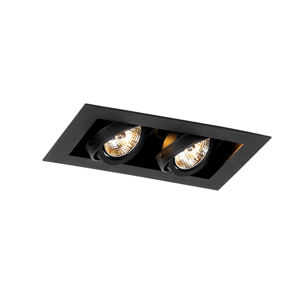 Spot à encastrer en acier noir - Maisons du Monde