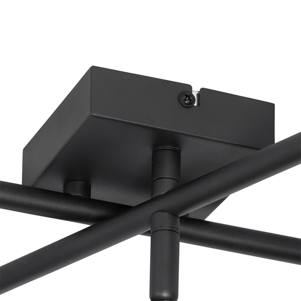 Spot plafond en acier noir — vue 4
