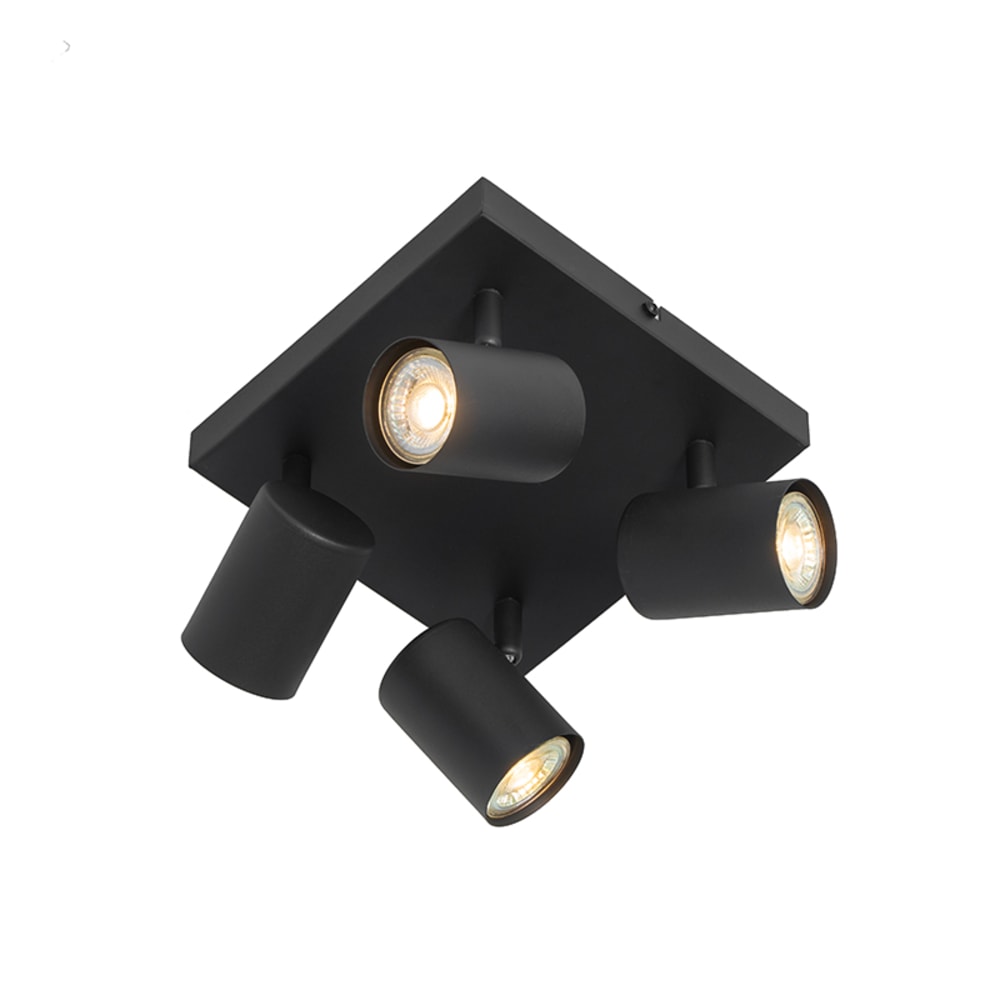 Spot plafond en acier noir — vue 4