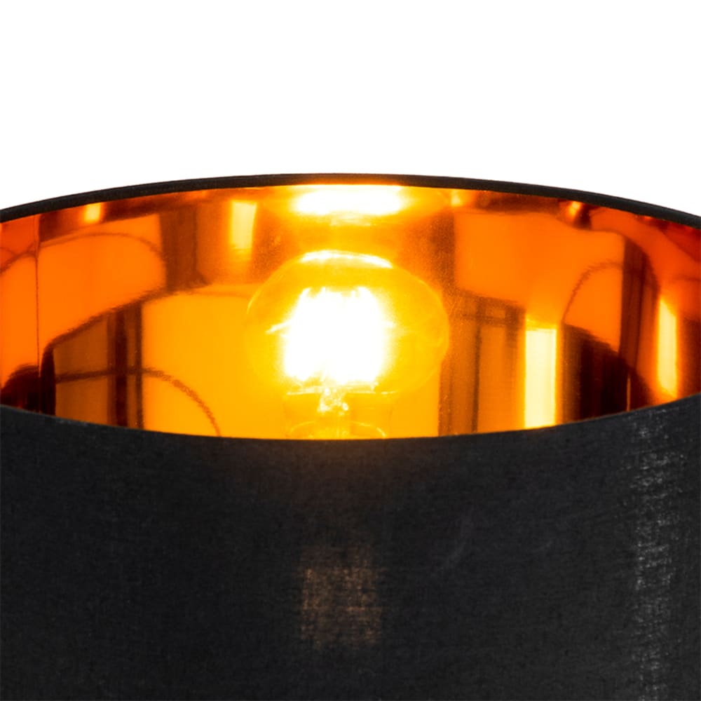Lampadaire en tissu noir — vue 4