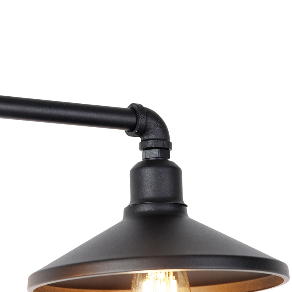 Lampe suspendue industrielle noir — vue 4