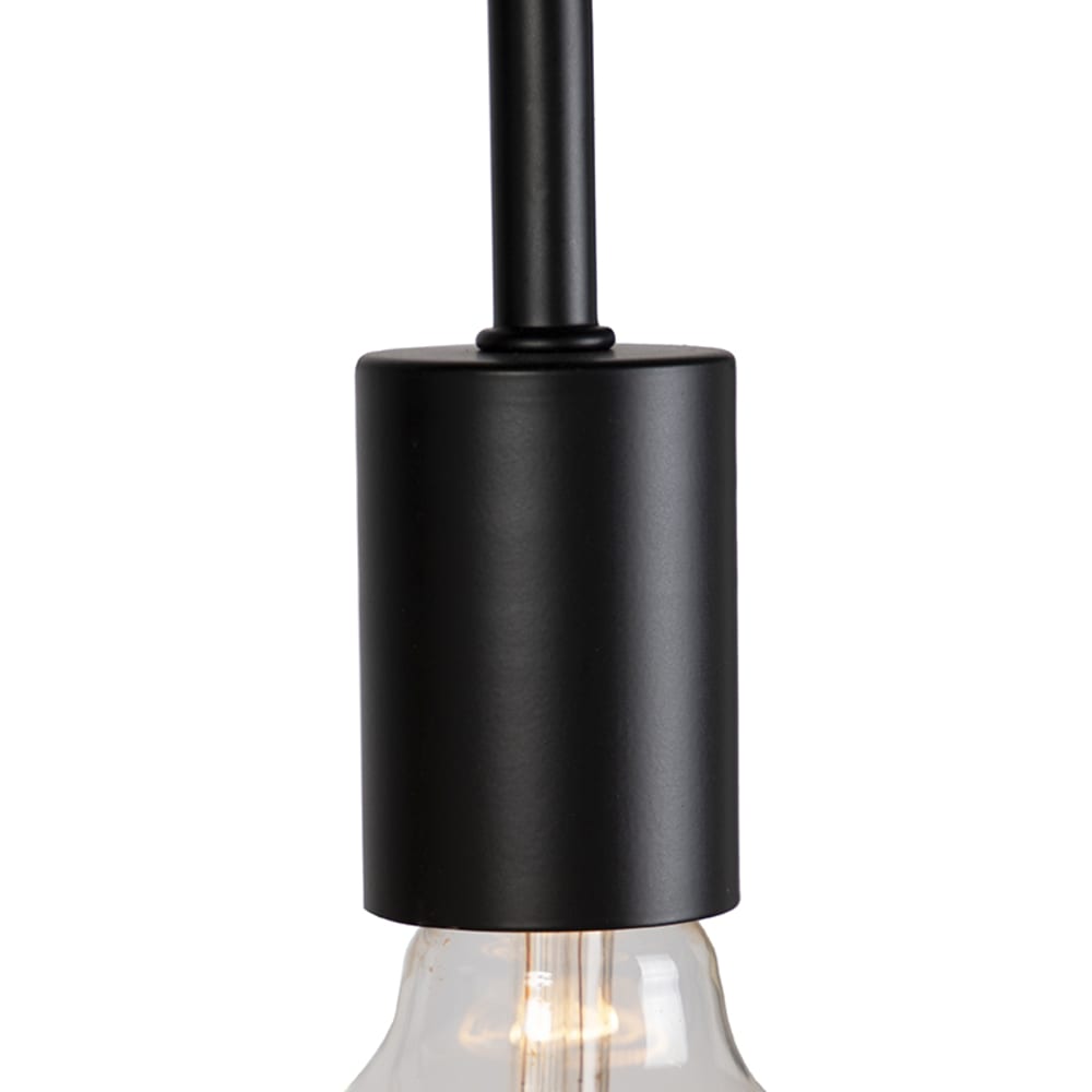 Lampadaire en acier noir — vue 3