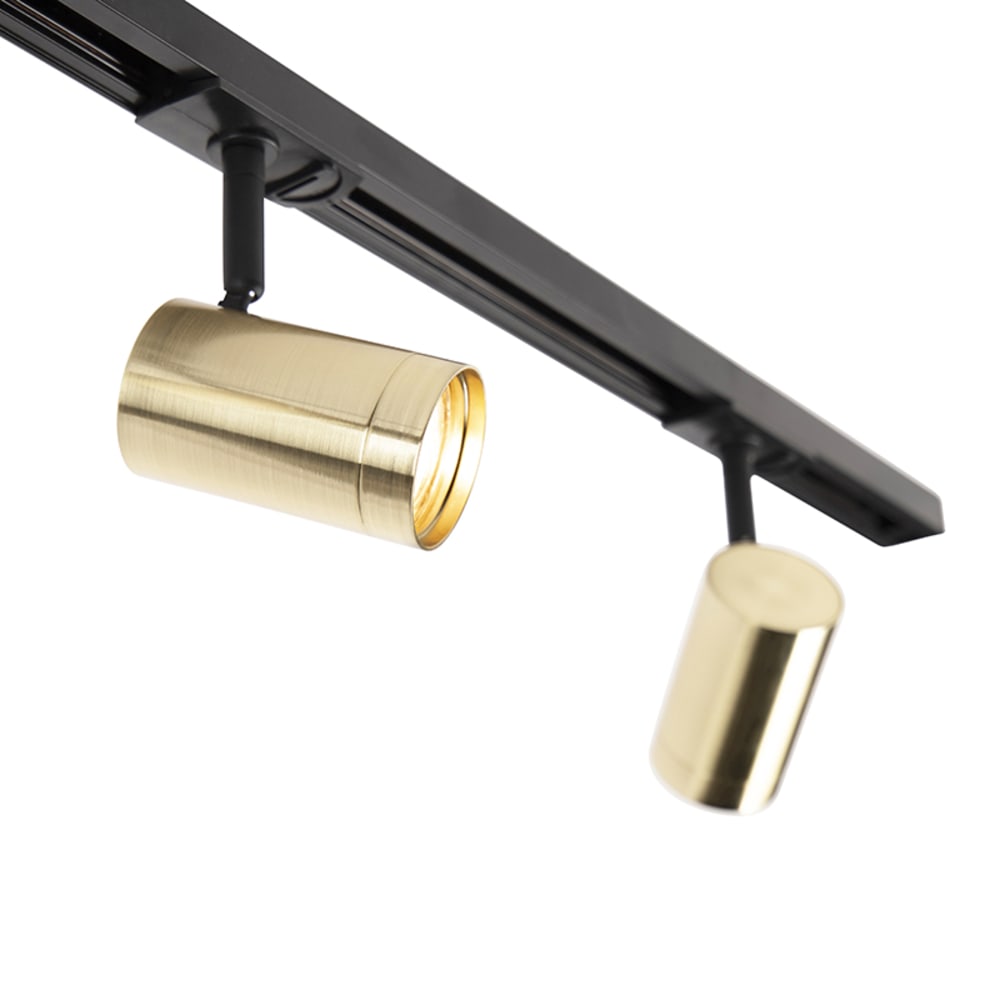 Plafonnier en aluminium doré/laiton — vue 3