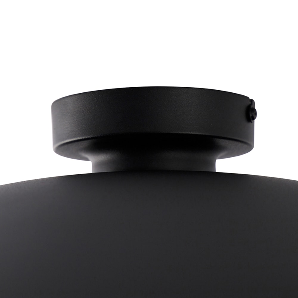 Plafonnier en acier noir — vue 4