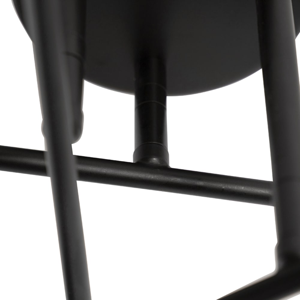 Plafonnier en acier noir — vue 3
