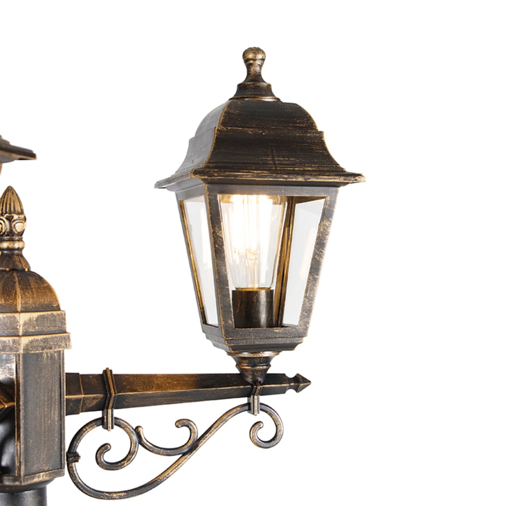 Lampadaire extérieur en plastique doré/laiton - Maisons du Monde