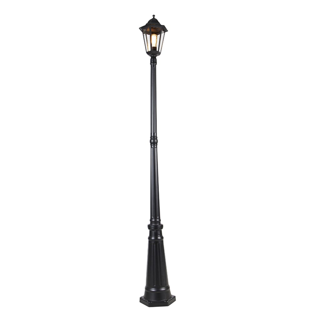 Lampadaire extérieur en aluminium noir