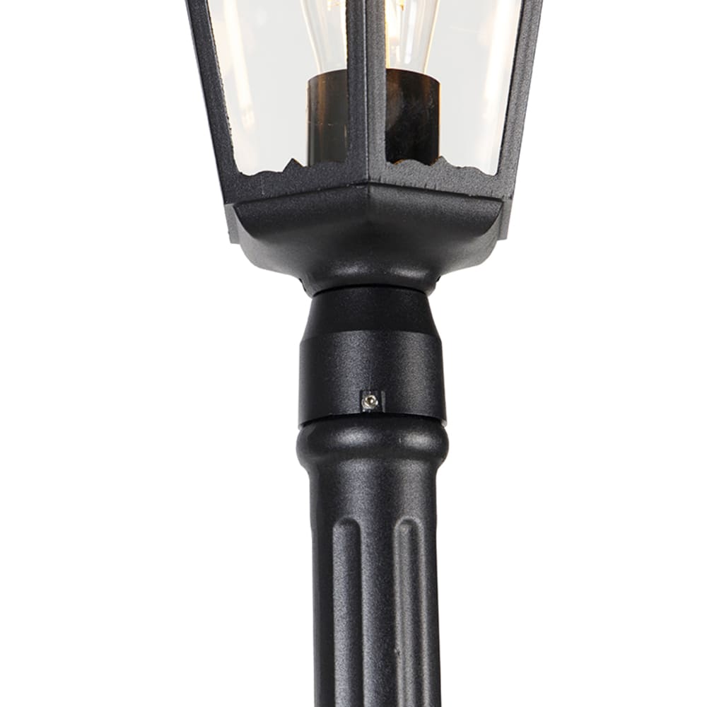 Lampadaire extérieur en aluminium noir - Maisons du Monde