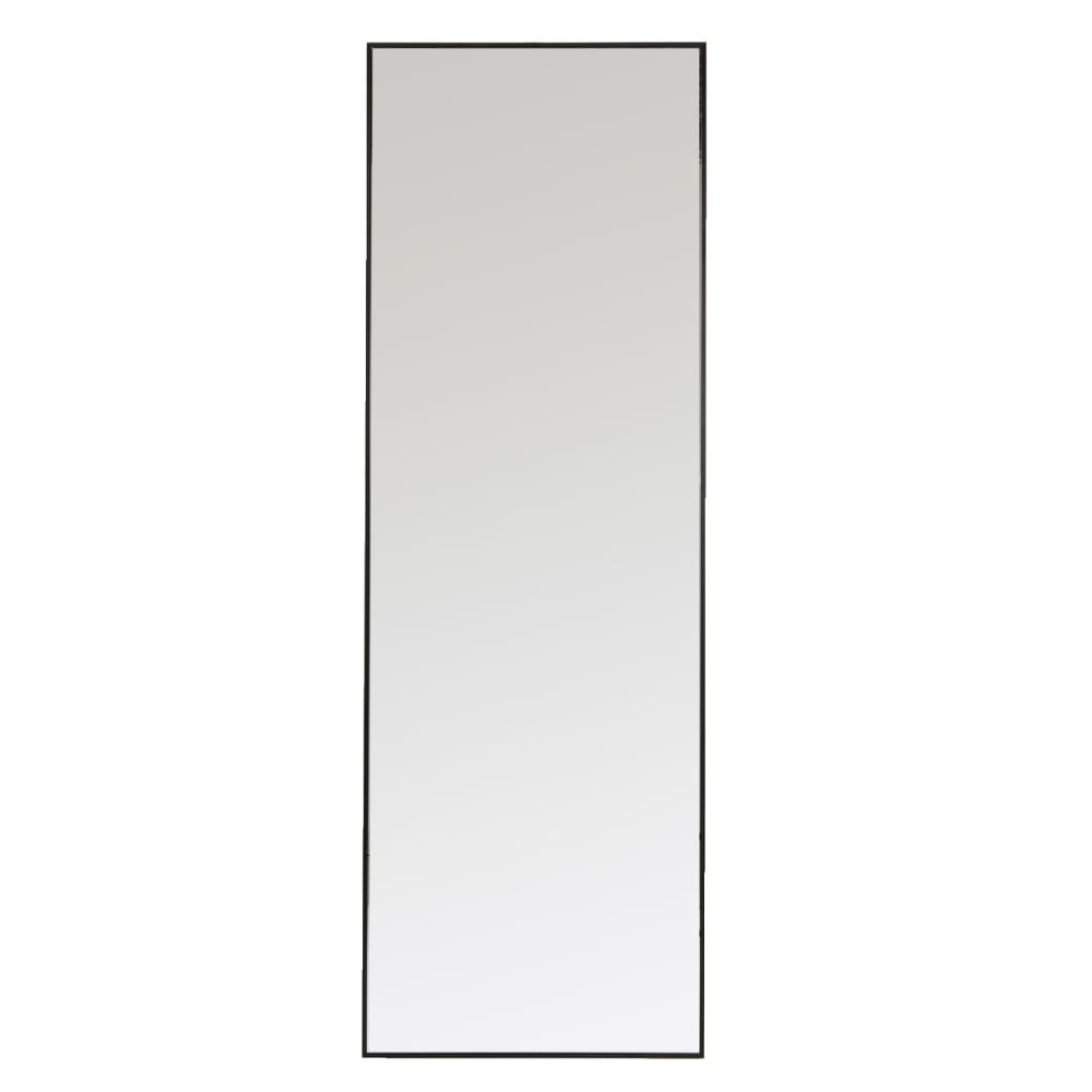 Miroir en métal noir 130x30 - Maisons du Monde