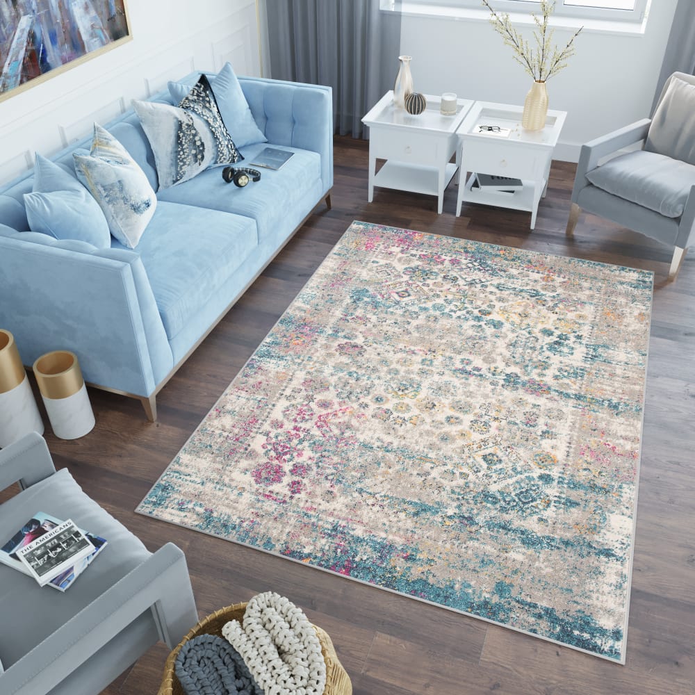 Tapiso lazur alfombra multicolor 160 x 220 cm