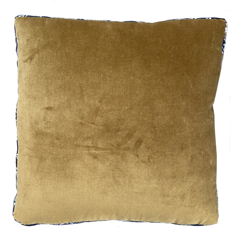 Coussin décoration réversible en Coton Bronze 40x40 cm