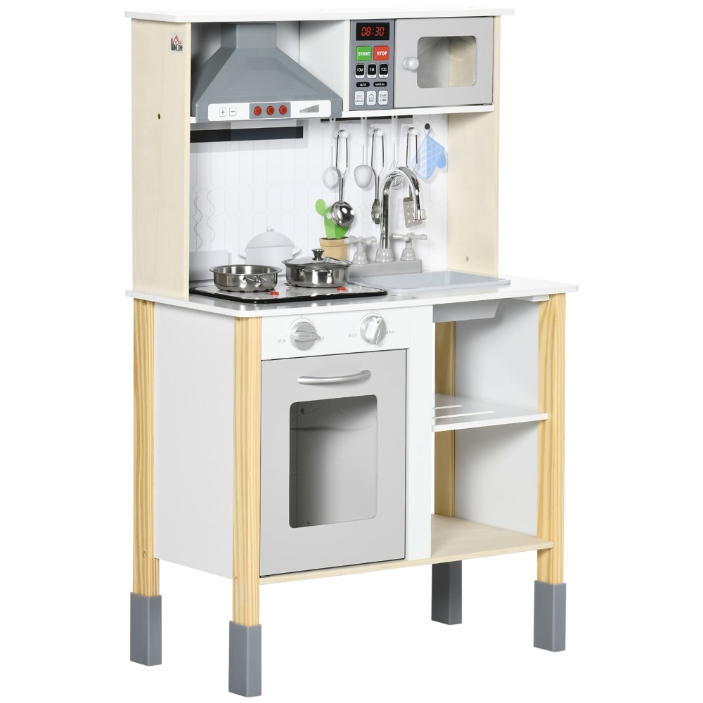Cocina de juguete 60x30.5x93.2 cm blanco