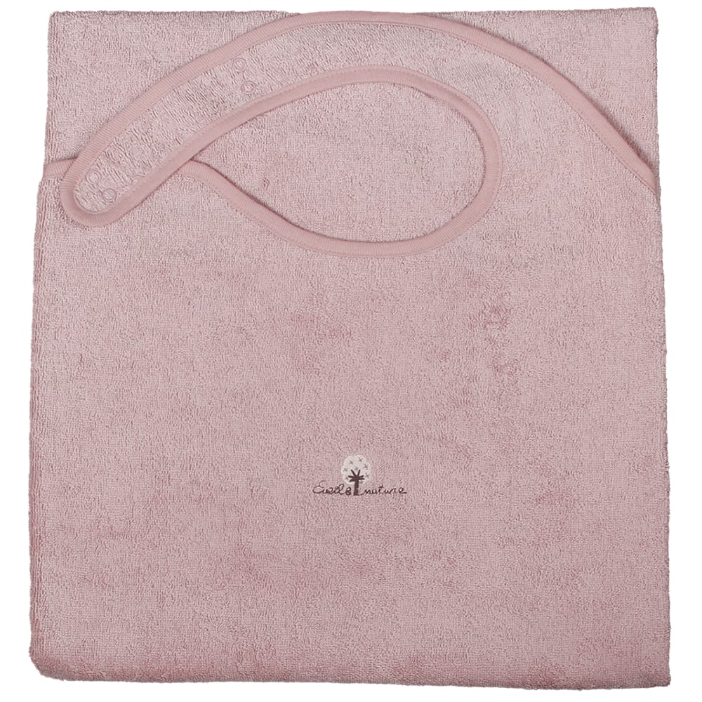 Tablier de bain éponge 70x100 cm Coton bio-Bois de rose (Eveil Et Nature) - Image 1