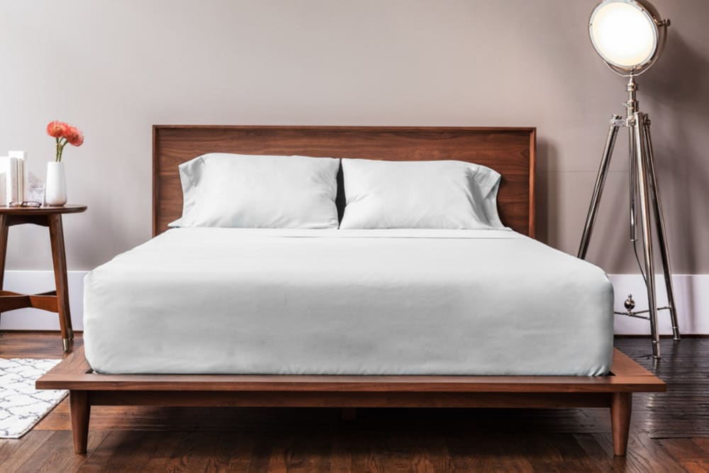 Parure de lit Microfibre 200 x 200 cm Gris