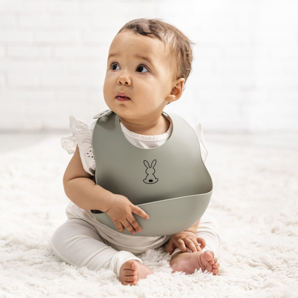 Bavoir en silicone (Nattou) - Image 1