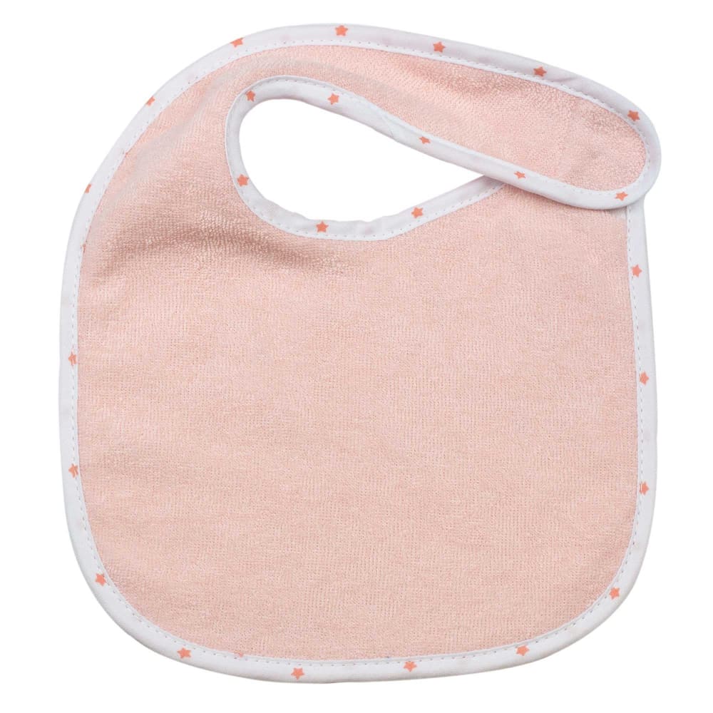 Lot de 7 bavoirs de naissance à velcro roses (Trois Kilos Sept) - Image 2