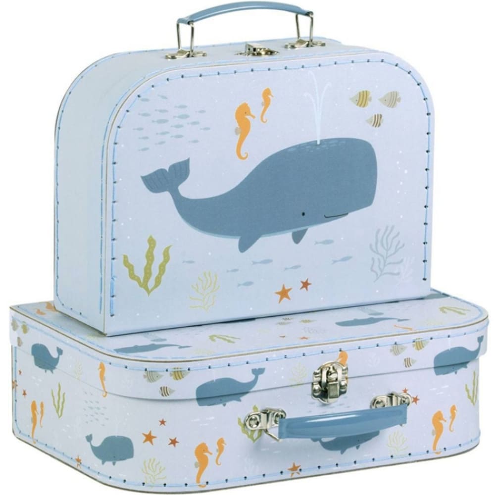Lot de 2 valisettes de rangement (A Little Lovely Company) - Image 1