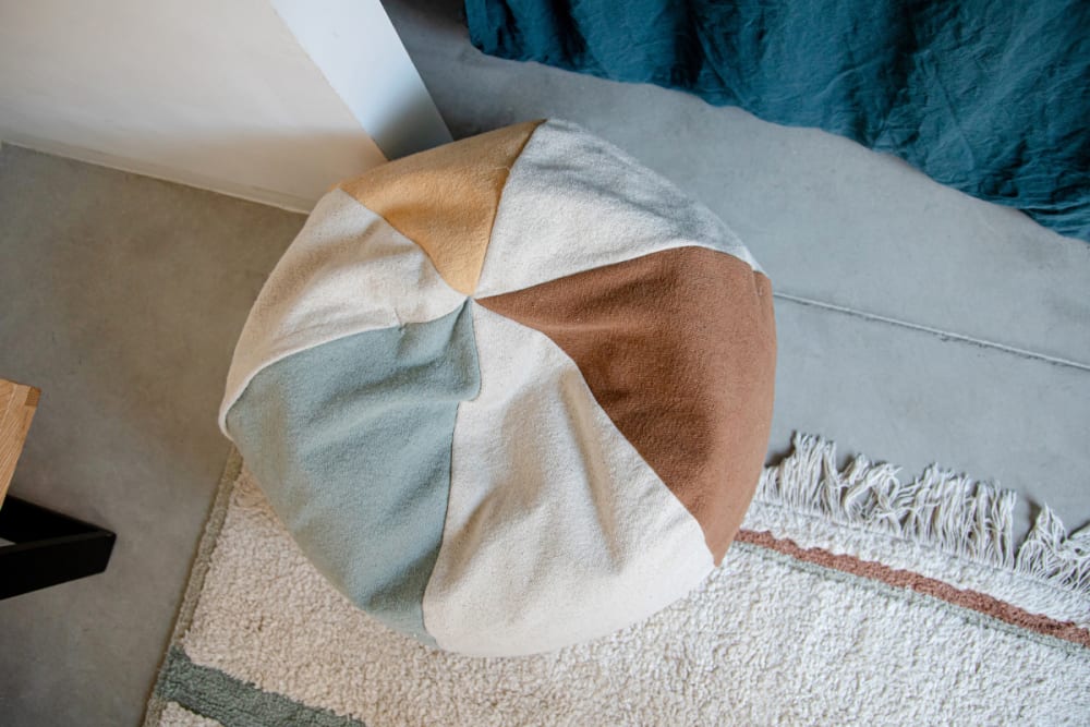 Puf bola multicolor ø 45 x 50 cm - Maisons du Monde