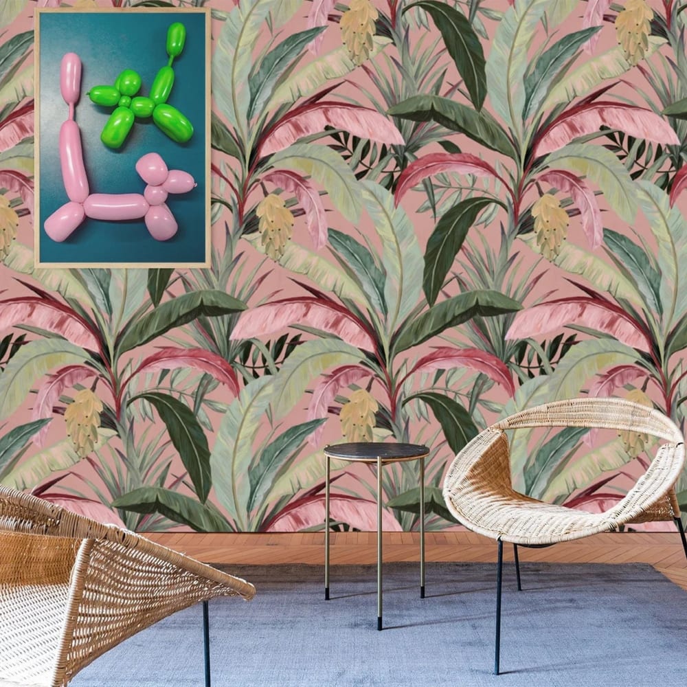 Papel Pintado Selva, papel auténtico, 200x280cm, 8 hojas