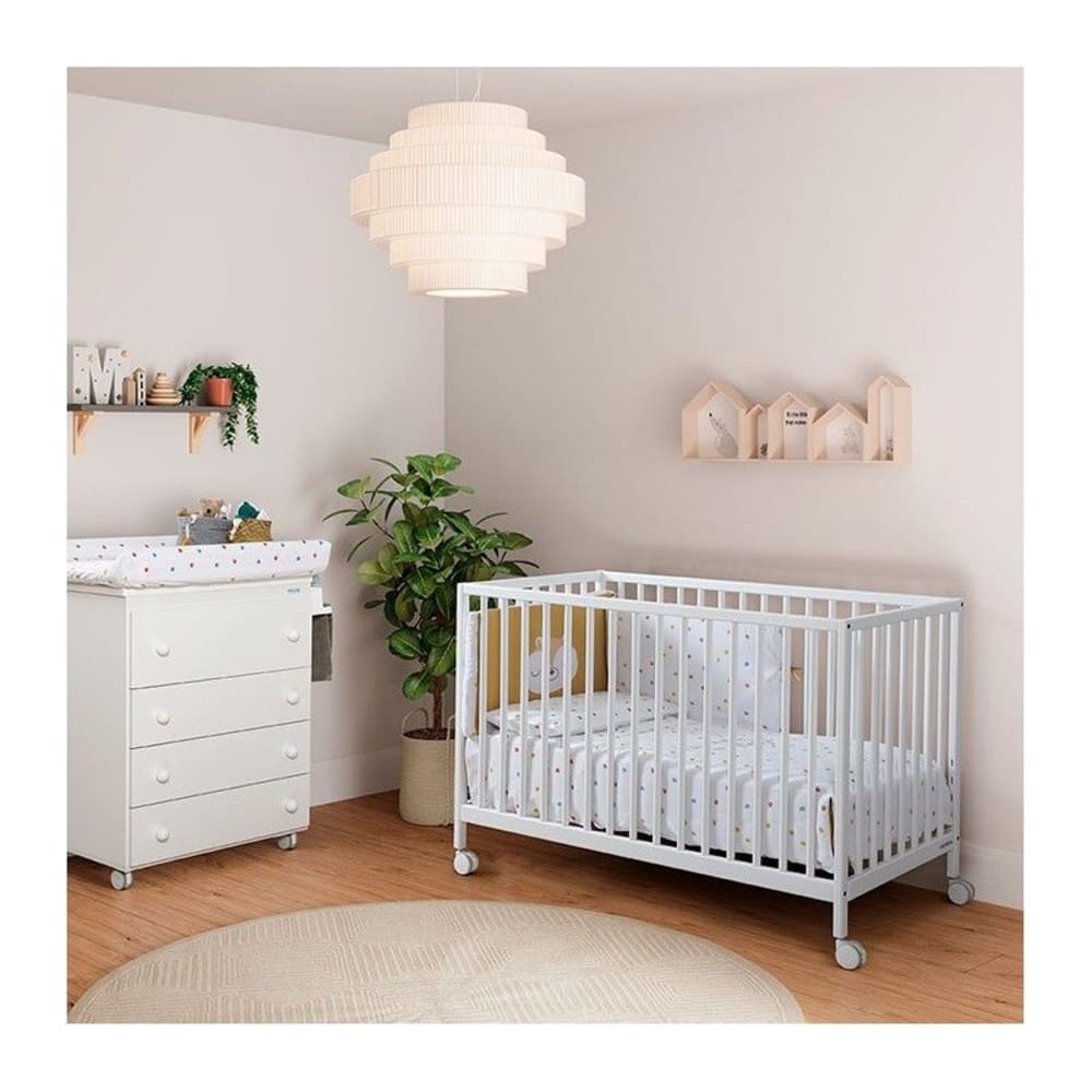 Lit bébé 120 x 60 cm blanc (Micuna) - Image 1