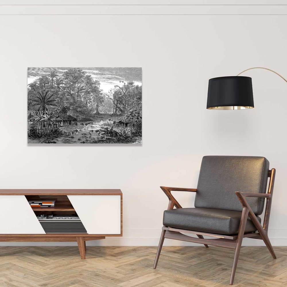 Quadro mappamondo antico cm - Hexoa
