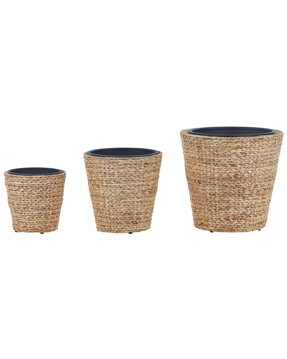 Cache-pot d'extérieur en osier marron h283747 — Beyit