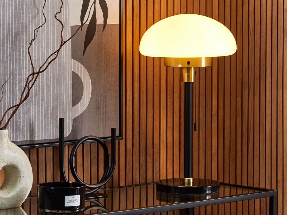 Lampe à poser métal noir — vue 3
