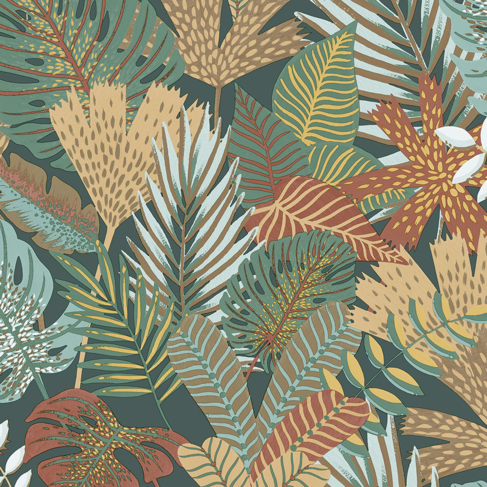 Papel pintado botánica tropical 53x1000cm - Maisons du Monde