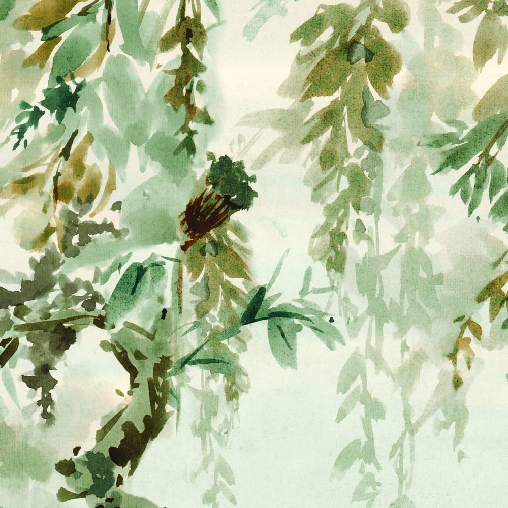 Papier peint effet aquarelle jungle 159x280 cm — vue 4