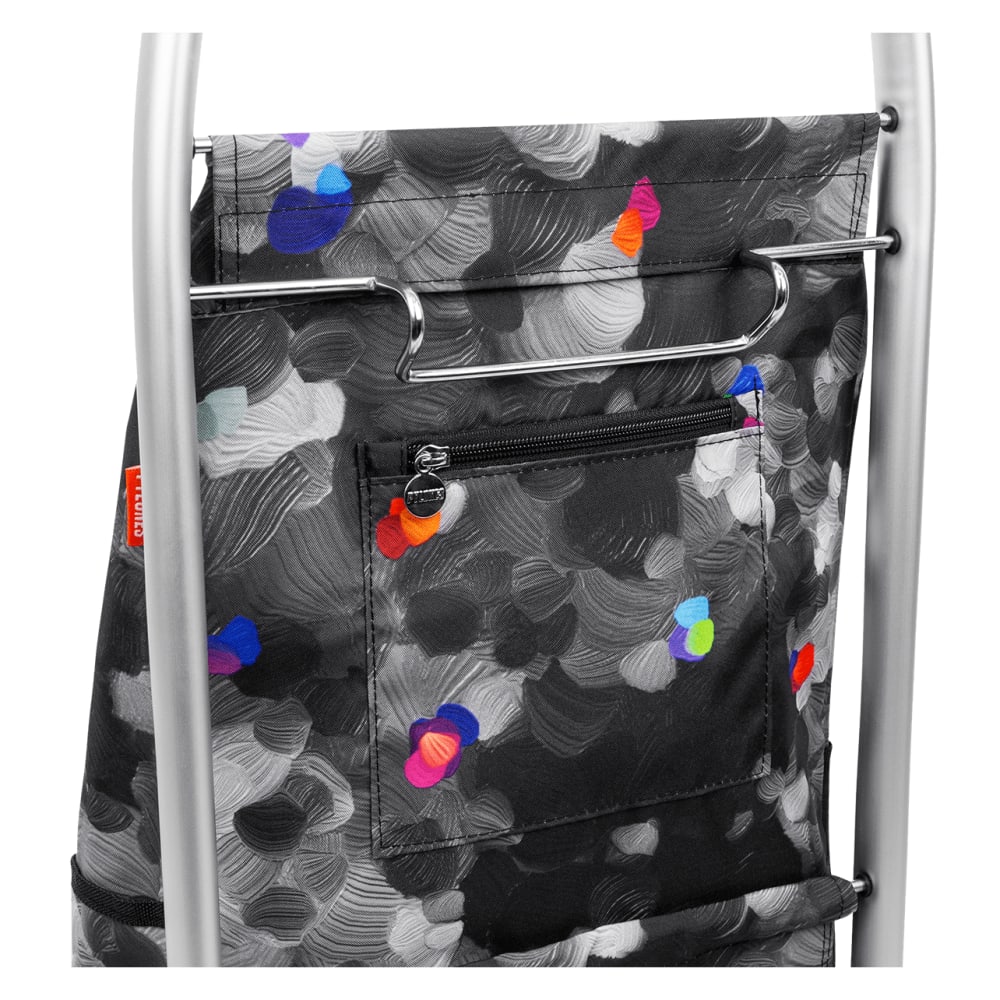 Chariot de courses  noir polyester 0 x 22 x 53 cm - Maisons du Monde