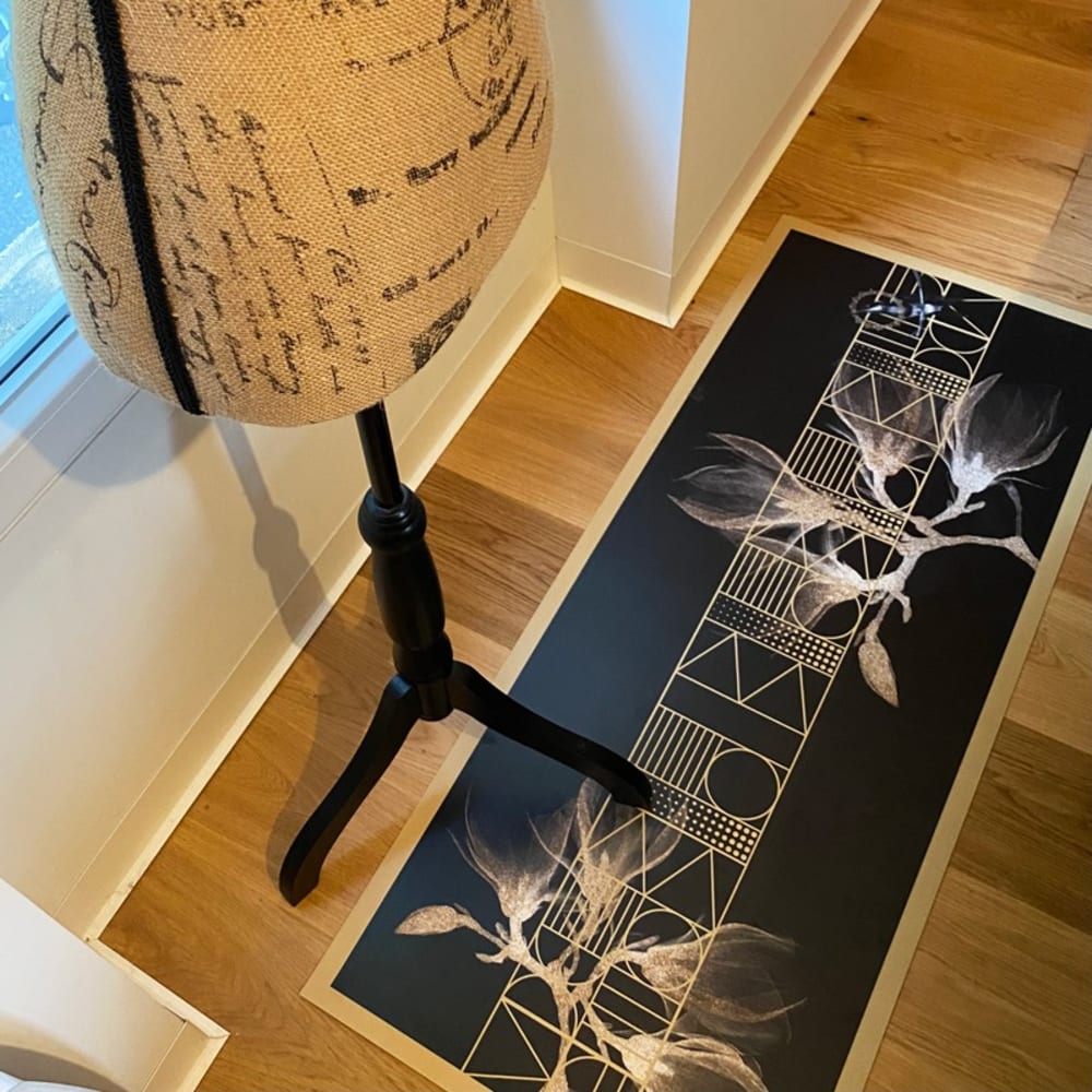 Tapis antidérapant - vinyle - int./ext. - Noir - 120x200cm