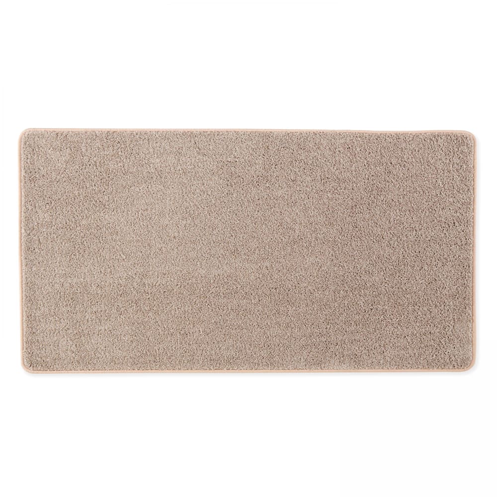 Tapis rectangulaire en polypropylène 80x150 cm taupe