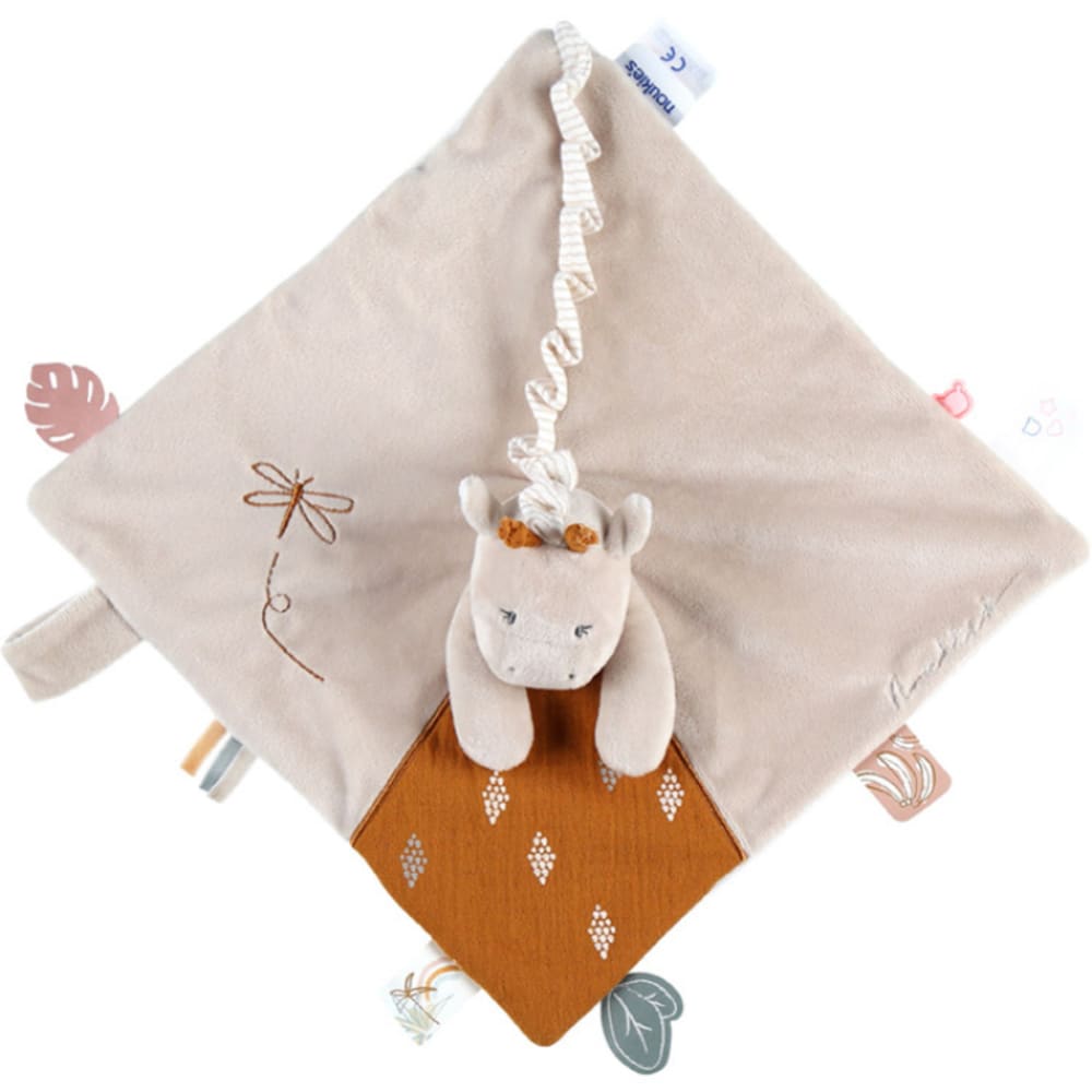 Doudou plat attache sucette