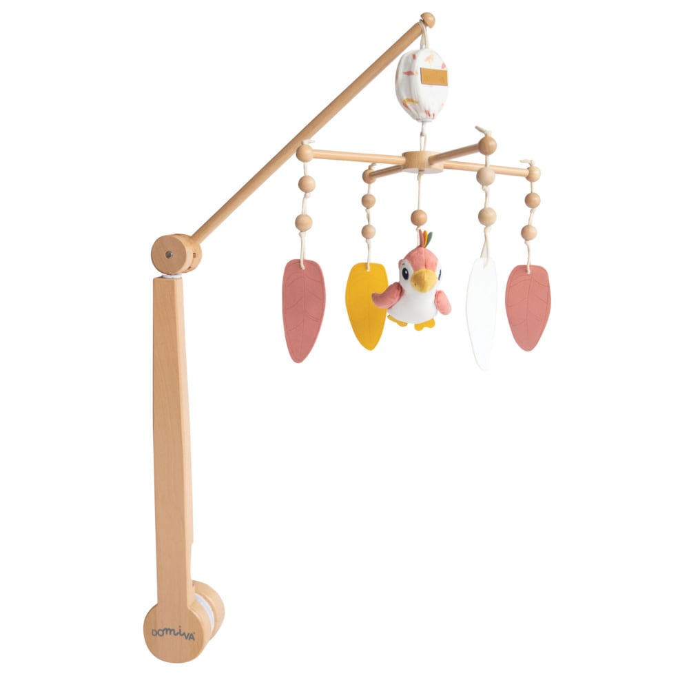Mobile musical perroquet