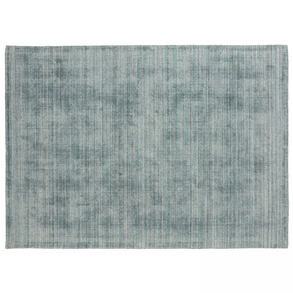 Tapis chenille rectangulaire imprimé nuancé bleu clair 160 x 230 cm
