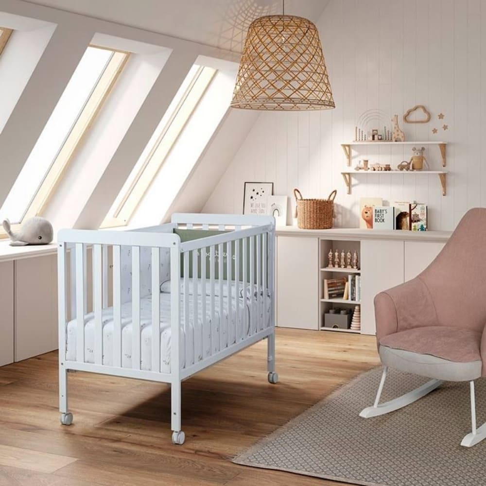 Lit bébé 120 x 60 cm blanc (Micuna) - Image 1