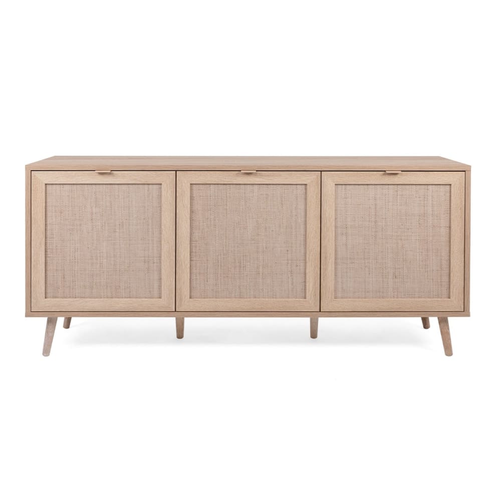 Buffet 3 portes L150 - rotin