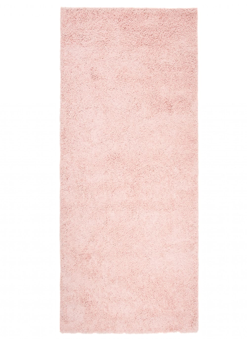 Alfombra de pasillo dormitorio bebé rosa shaggy 70 x 300 cm