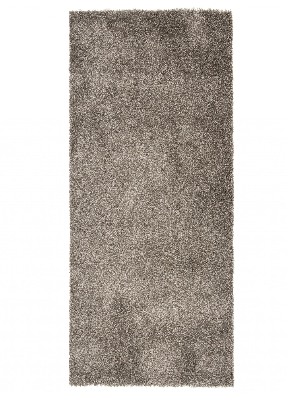 Alfombra de pasillo dormitorio gris oscuro shaggy 80 x 400 cm