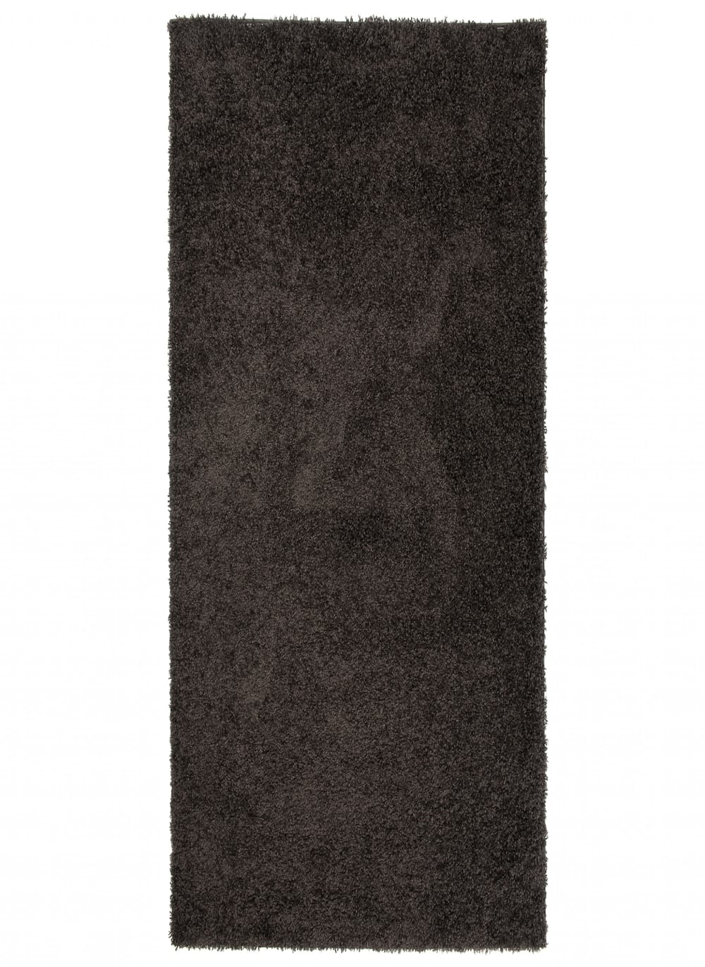 Alfombra de pasillo dormitorio antracita shaggy 80 x 250 cm
